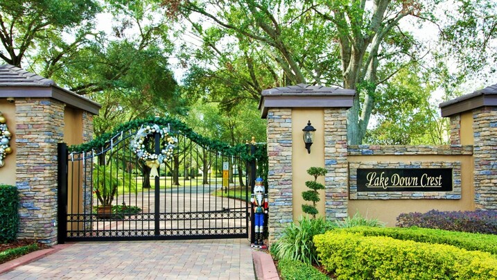 Lake Down Crest Gated Entrance