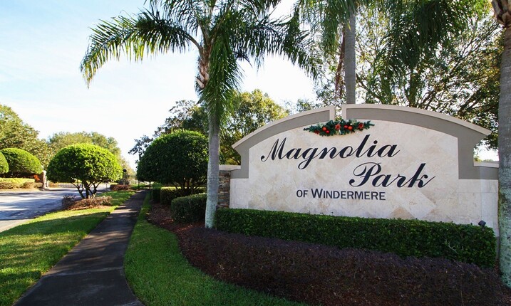 Magnolia Park Gated Entrance