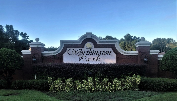 Worthington Park Community Sign