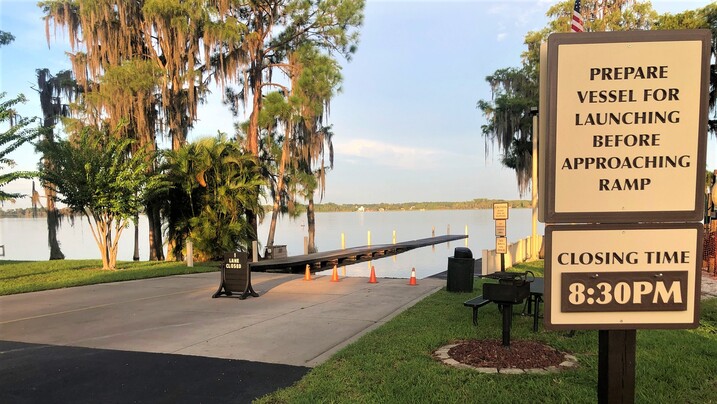 Lake Sheen Boat Ramp at The Sportsman's Club