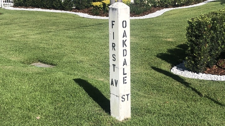 Oakdale Street Marker