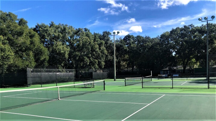 Main Street Tennis Court-Park Among The Lakes