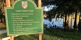 Lake Street Park Sign