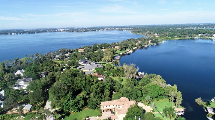 Lake Butler and Wauseon Bay of the Butler Chain of Lakes